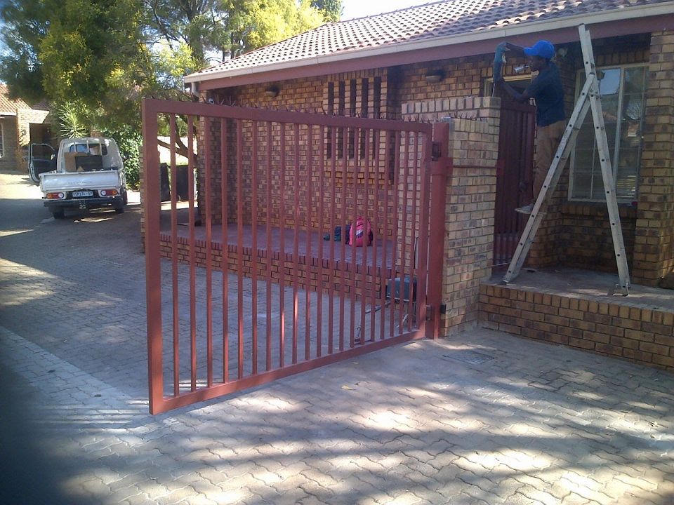 Completed gate installation at a Blue Star project